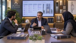 مرکز فرماندهی فروش آسانسور