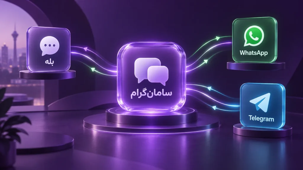 اتصال پیامرسانها به سامانگرام؛ بله، واتساپ و تلگرام
